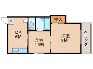 グランコート昭和町駅前【3階】の間取り