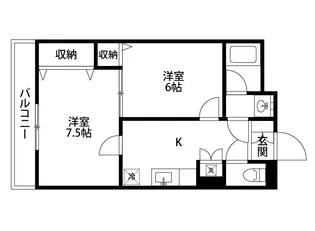 フェアリザワールド【2階】の間取り