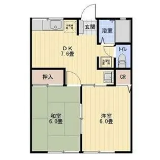 シャトレB【1階】の間取り