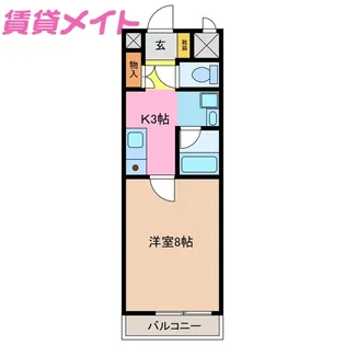 T’s Square【3階】の間取り