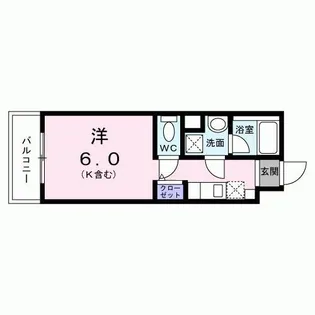 ブルー パレット 新宿中落合【1階】の間取り
