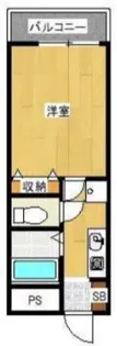 フリーディオ木屋元町【4階】の間取り