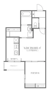 (仮称)Lien五日市駅前【2階】の間取り