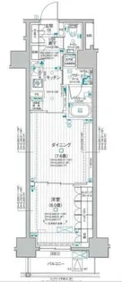 パレステージ大島【11階】の間取り