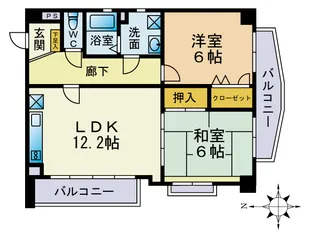石橋ビル【3階】の間取り