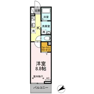 Charme cerisier(シャルム スリジエ)【2階】の間取り