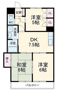 原第10マンション【2階】の間取り