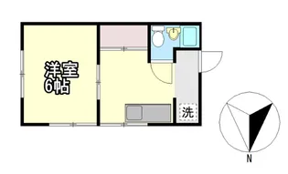サンハイツ101【1階】の間取り