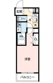 MAXIV CROS 府中【5階】の間取り