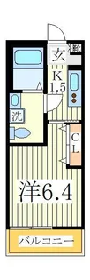 Nプラス柏豊四季【2階】の間取り