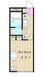 レオパレスラ プランタンII【1階】の間取り