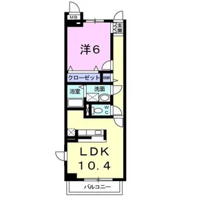 サンリット グローヴ【2階】の間取り