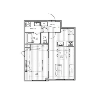 CORVAL東新宿【12階】の間取り