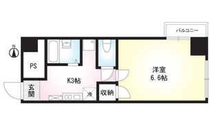 山王ハマセイホウ【4階】の間取り