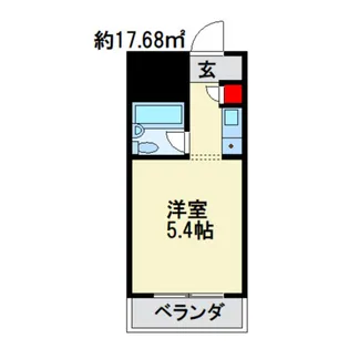 ドール堀田III【5階】の間取り