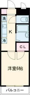 ヒルズLR【4階】の間取り