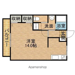 ピュアメゾン【2階】の間取り