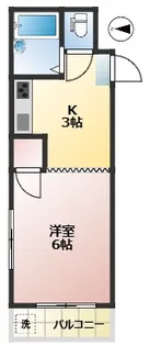 メゾンクボタ【2階】の間取り