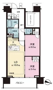 プラウド神田【9階】の間取り