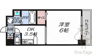 エステムプラザ梅田・扇町公園パークランド【3階】の間取り