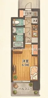 LUMINOUS三国本町【3階】の間取り