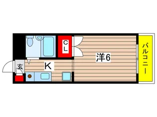 セシ-ズ生田【1階】の間取り