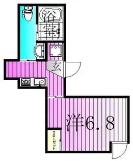 アリビオ西新井【1階】の間取り