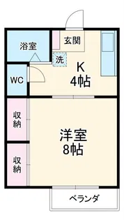 見川パークハイムIII【1階】の間取り
