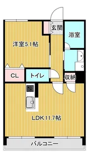 レークサイド泉中央【2階】の間取り