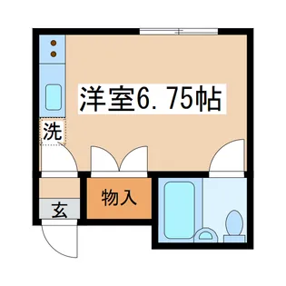 シャルムウエスト【2階】の間取り