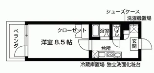 アクトフォルム玉川学園【6階】の間取り