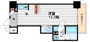 アーバネックス北浜【3階】の間取り