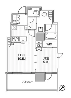 ディームス渋谷本町【4階】の間取り