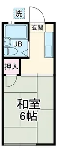 第2やよい荘【2階】の間取り