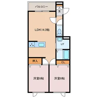 Owl(アウル)【2階】の間取り