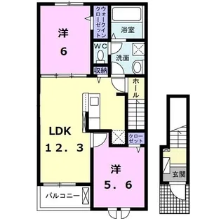 ろはす【2階】の間取り
