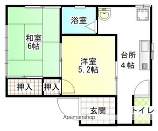 ニイノコーポII【2階】の間取り