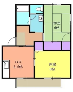 ベルキャビンC【2階】の間取り