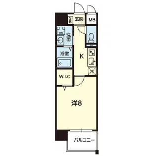 ライズ光の森【9階】の間取り
