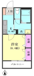 ジュネス山王【2階】の間取り