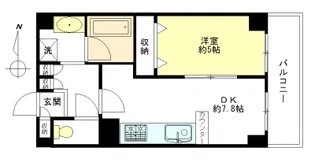 ライオンズテラス調布【5階】の間取り
