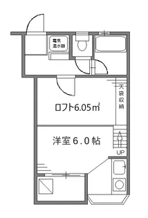ソメノハイツ【2階】の間取り