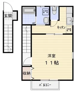 メルシー【2階】の間取り