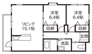 ジュメール・K【2階】の間取り