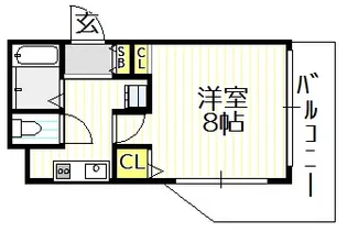 大阪府大阪市平野区平野上町1【マンション】の間取り