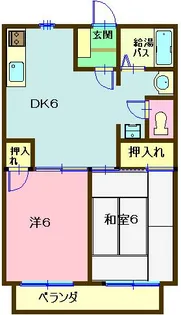 サンセット【1階】の間取り