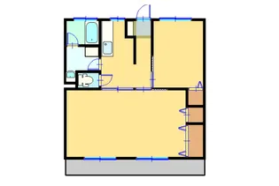 落合ビル【3階】の間取り