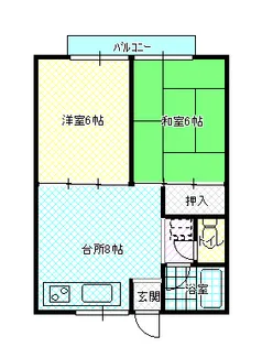 グレースハイム【1階】の間取り