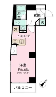 カーサスプレンディッド西麻布【4階】の間取り