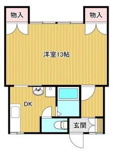 ハイツのぞみ【1階】の間取り